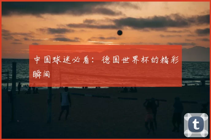 中国球迷必看：德国世界杯的精彩瞬间